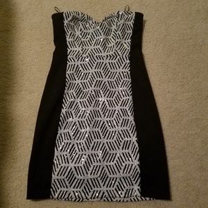 Strapless Sequin Dress - size large